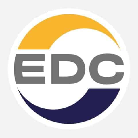 Ziwes eye-catching branding - edc logo